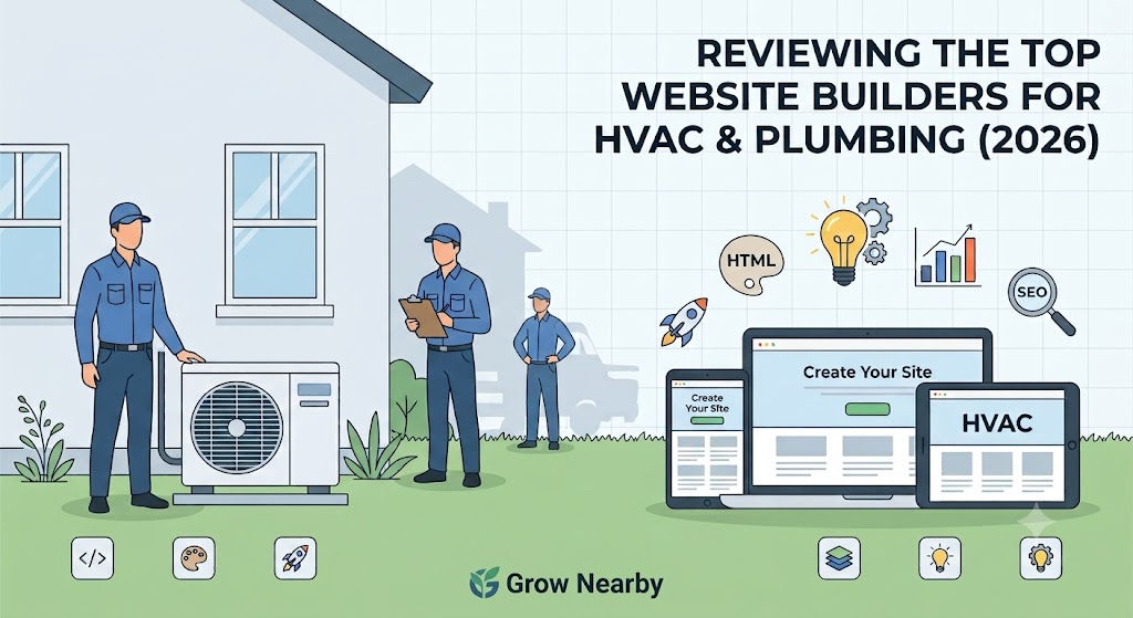 Reviewing the Top Website Builders for HVAC & Plumbing (2026)