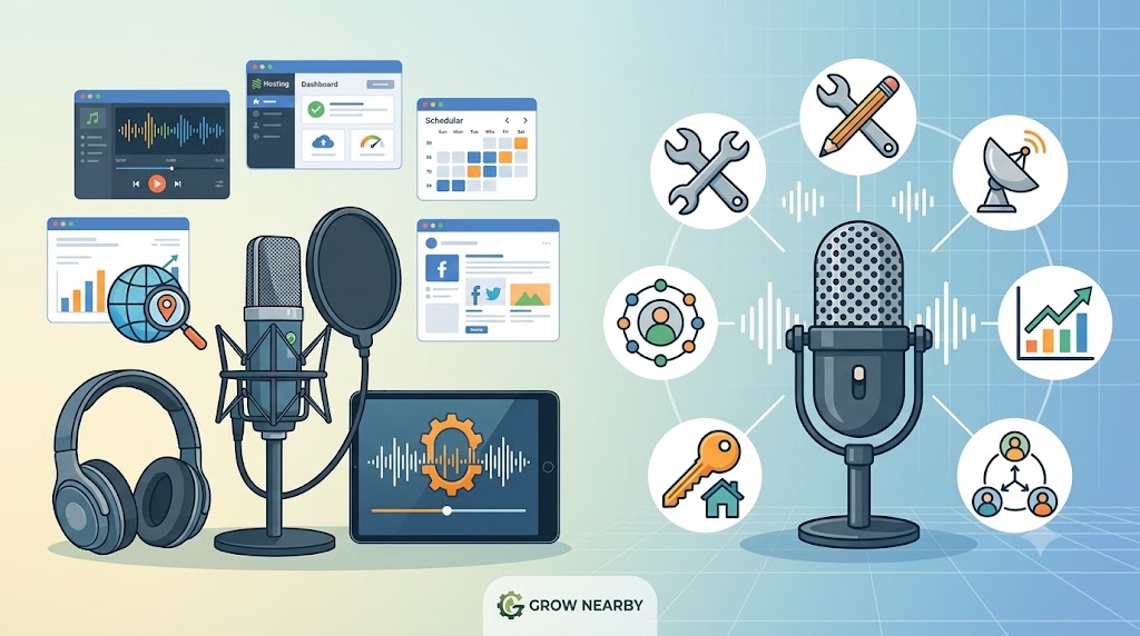 Top 5 Podcasting Tools for Contractors to Build Local Authority